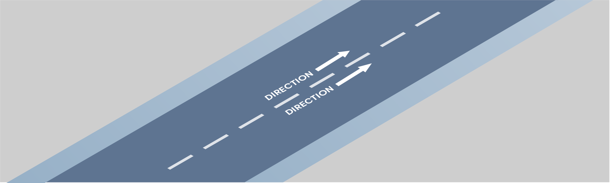 Traffic Signs - What does the broken white line indicate?